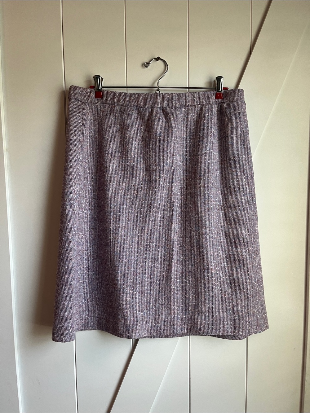 Vintage Lavender Tweed A-Line Skirt